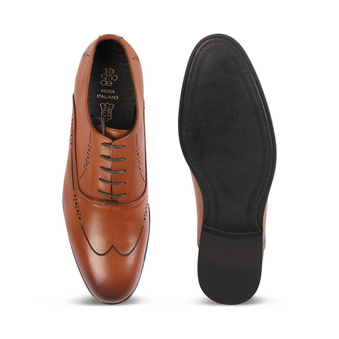 Yody Tan Men's Premium Lace Ups Tresmode