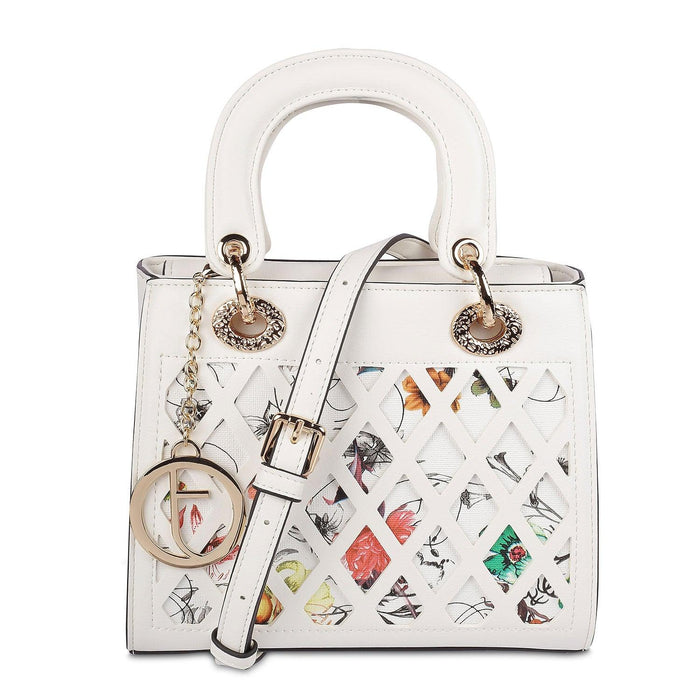 Tresmode White Premium Vegan Friendly Leather Women’s Sling Bag