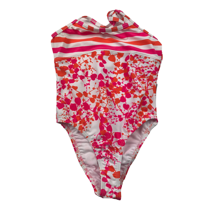 Trespass 5-6 years pink orange pattern swimsuit