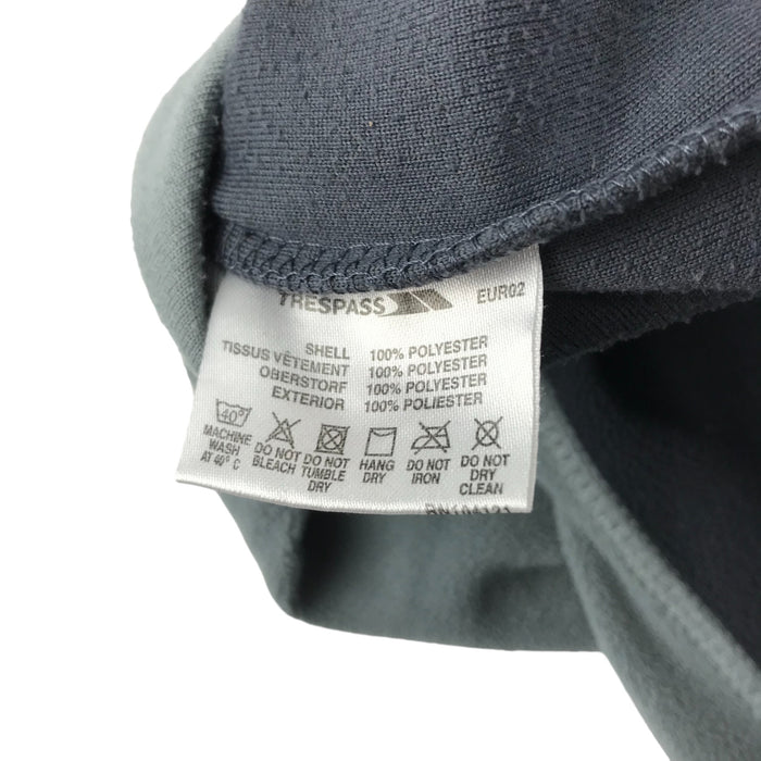 Trespass size M grey half zipper fleece