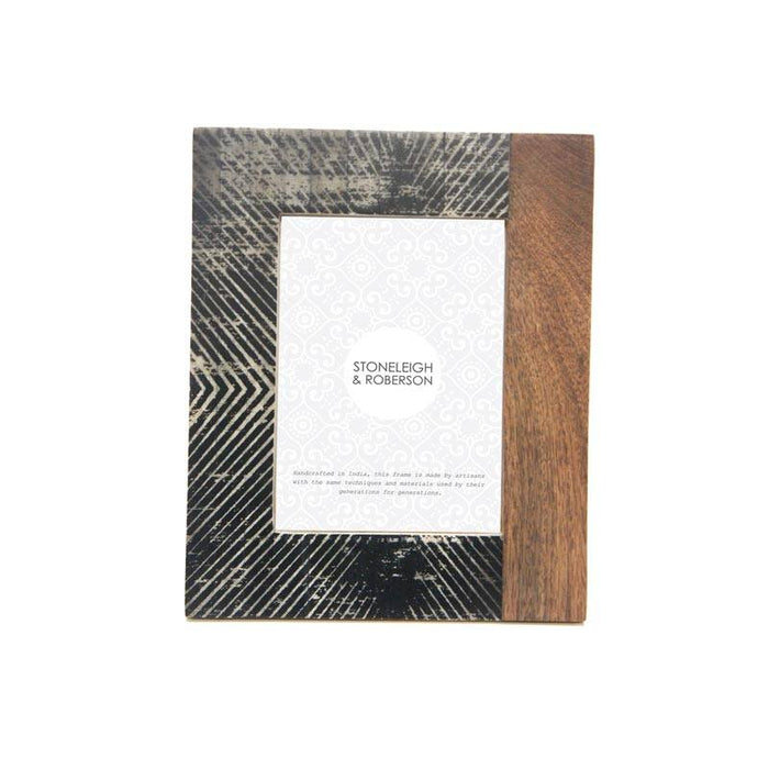 Stoneleigh & Roberson Tribal Bone & Wood Photo Frame – 4x6” | Koop.co.nz