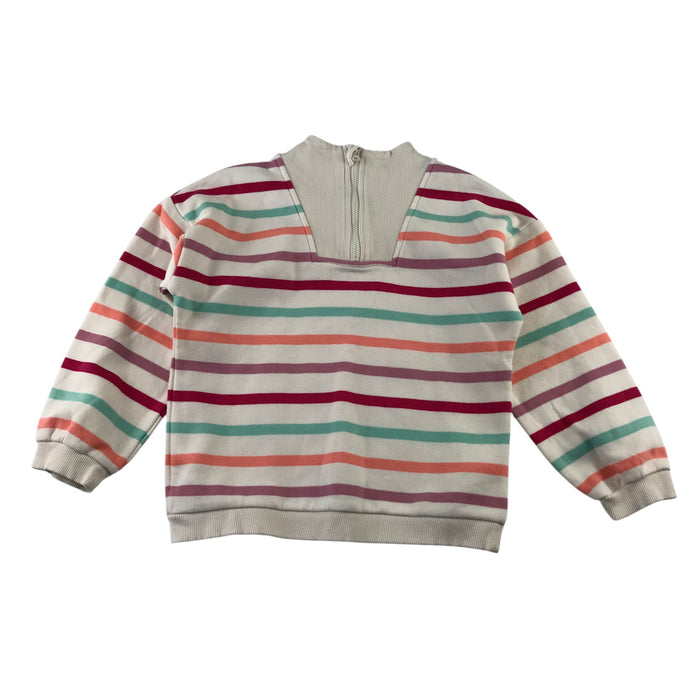 Tu 5-6 years multi-colour stripy sweater cotton polyester