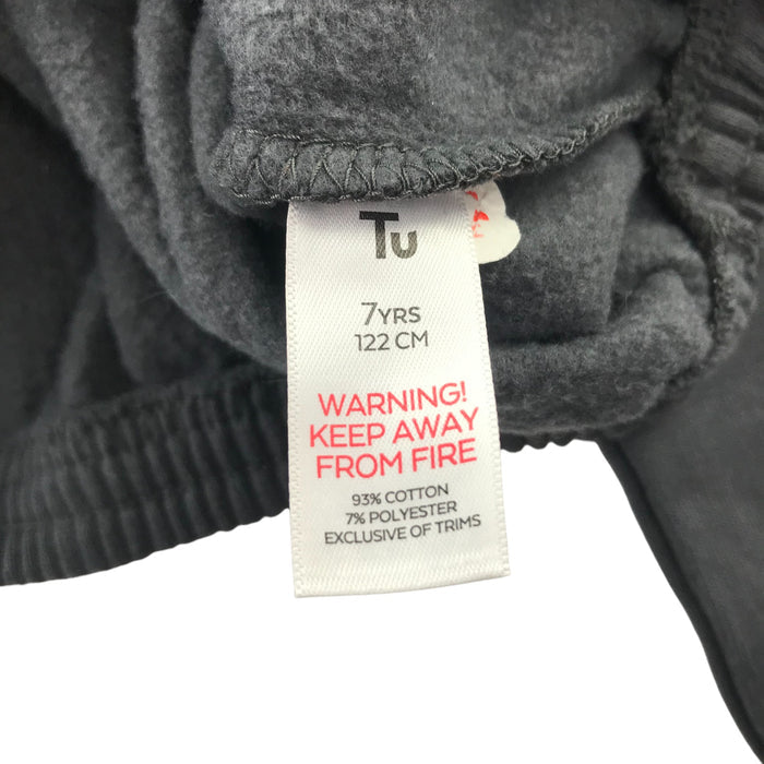 Tu sweater 7 years dark grey plain cropped baggy sleeve sweater