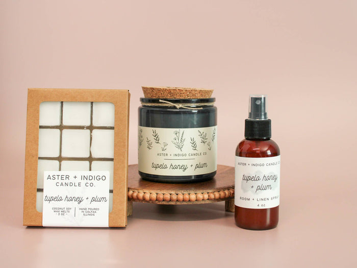 Tupelo Honey + Plum Soy Candle