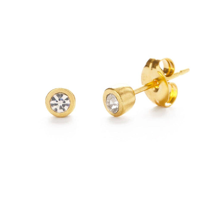Turquoise Tiny Dot Stud Earring