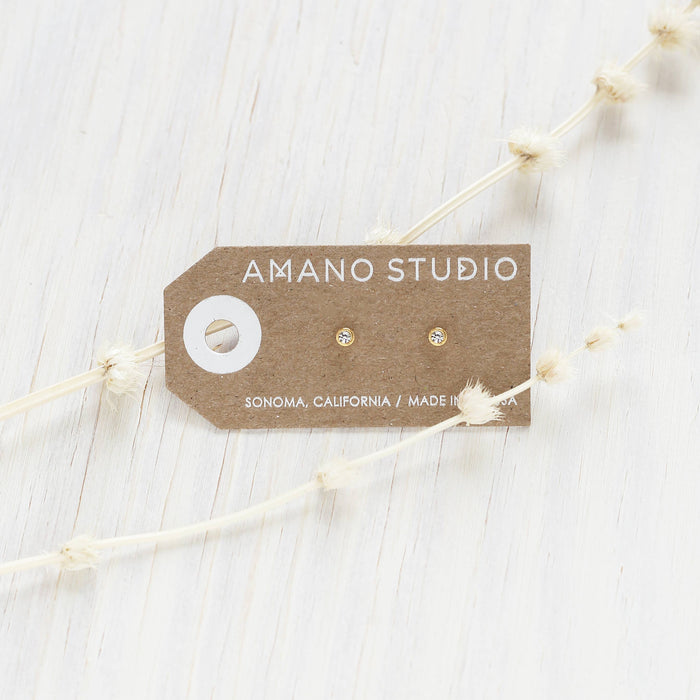 Turquoise Tiny Dot Stud Earring