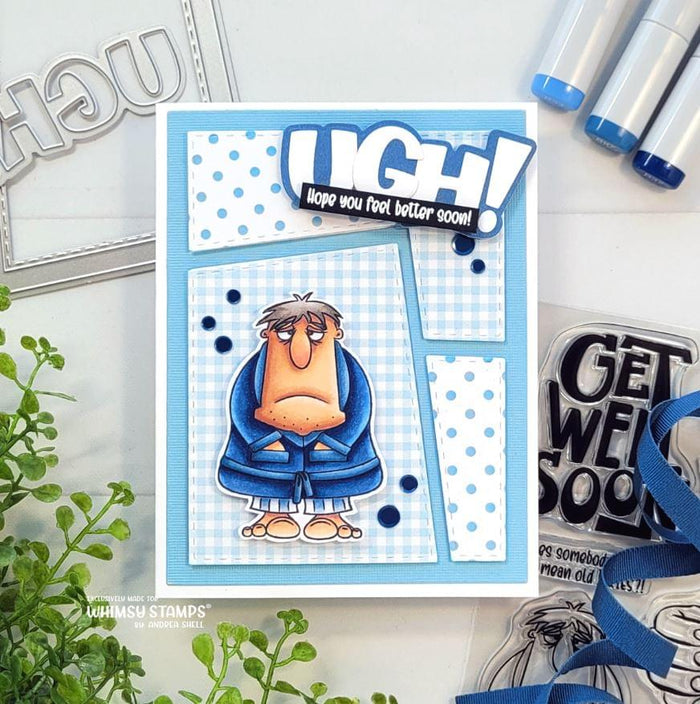 UGH! Word and Shadow Die Set - Whimsy Stamps