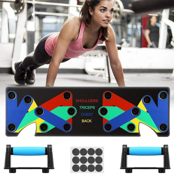 ULTIMATE 9 IN 1 PUSH UP BOARD HOME WORKOUT STATION  96 reviews
