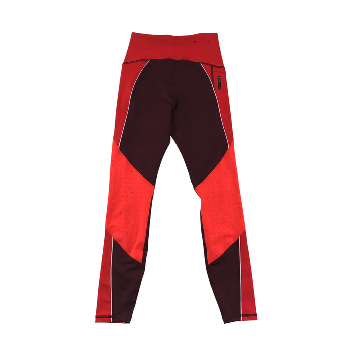 Under Armour women's XS burgundy and orange compression sport leggings