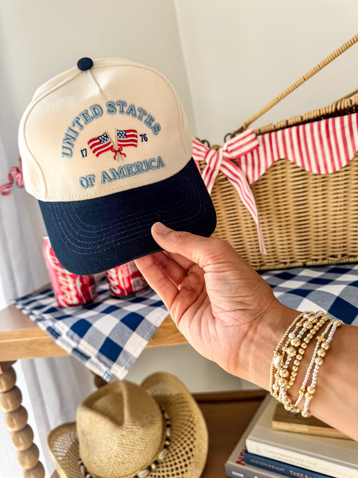 United States of America Canvas Hat