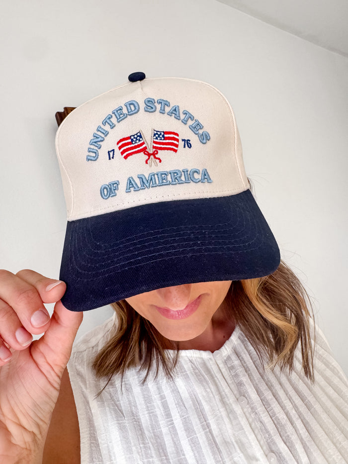 United States of America Canvas Hat