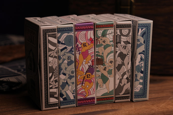 Urashima Tarou Playing Card Tuck Boxes make a Panoramic Mural