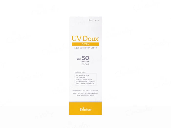 UV Doux D-Tan Aqua Sunscreen Lotion SPF 50 PA++++