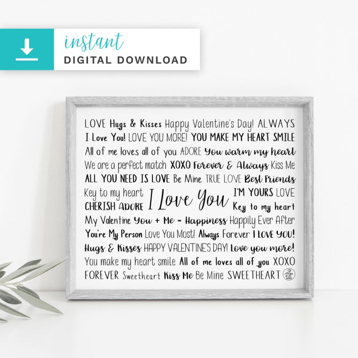 Valentine's Day Digital Download