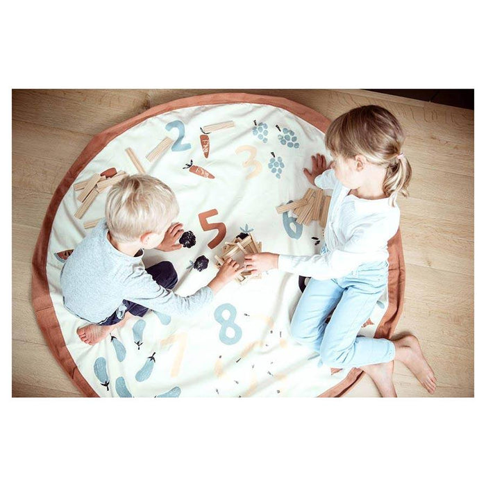 Play & Go Veggie Numbers Storage Bag & Play Mat - Large | Koop.co.nz