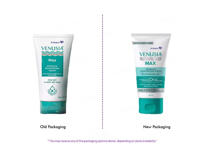 Venusia max intensive moisturizing cream, 150g