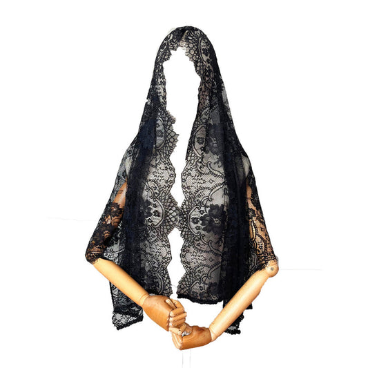 Vintage Infinity Shape Veil Head Covering for Wedding Halloween