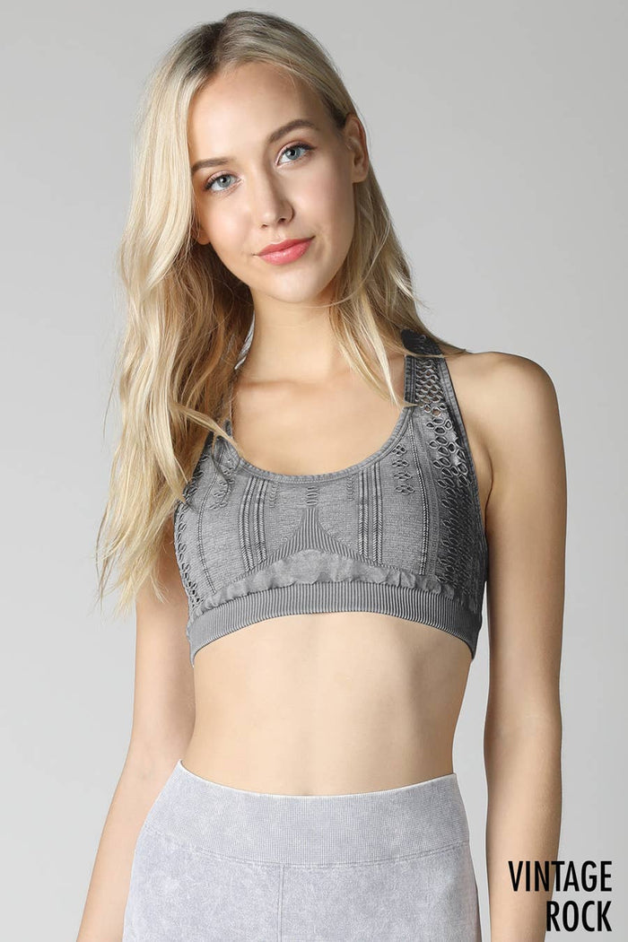 Vintage Peephole Detailed Bralette
