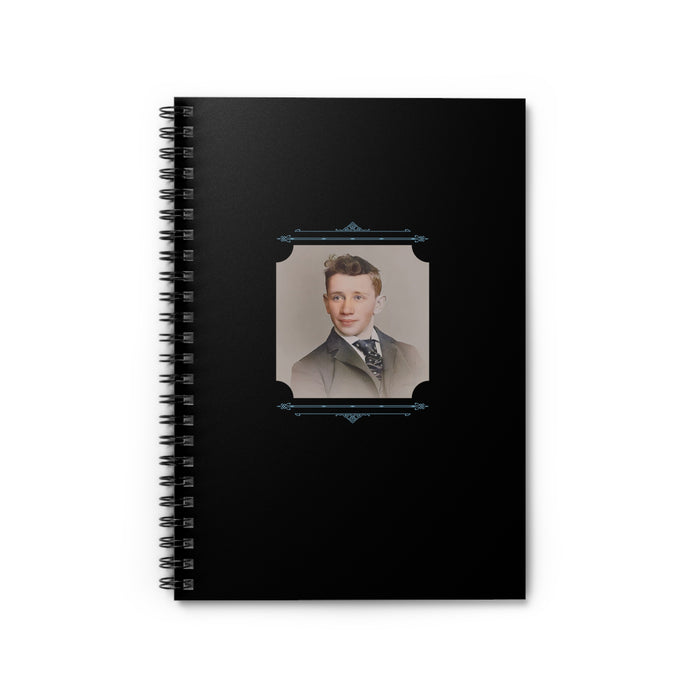 Vintage Photo - celibataire 038 | Spiral Notebook - Ruled Line