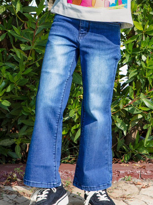 VITAMINS BLUE BOOT CUT DENIM PANT