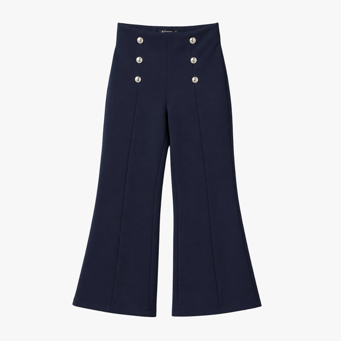 VITAMINS BOOT CUT WITH SLIT SOLID JEGGING