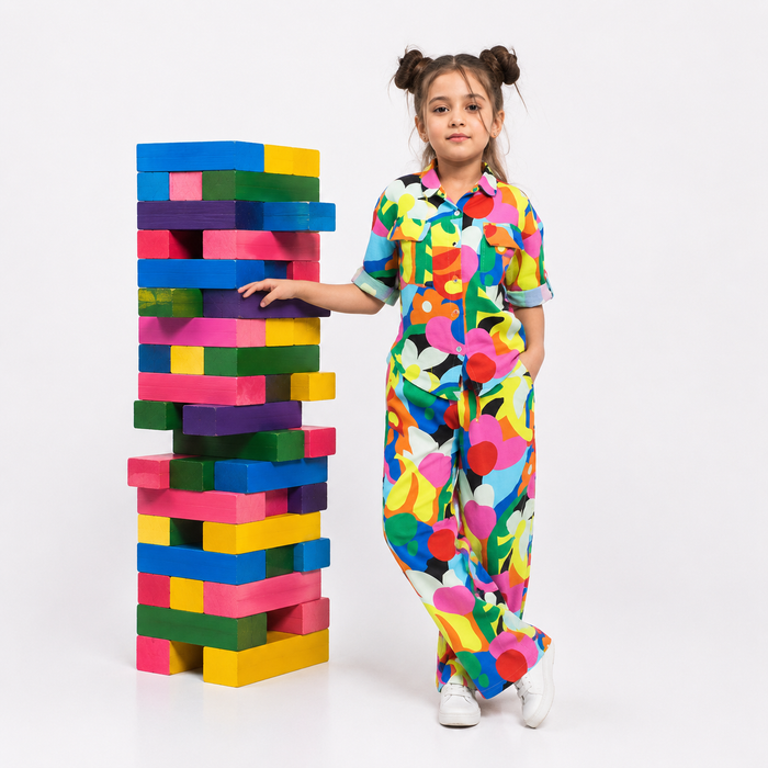 VITAMINS BOXY FIT PRINTED MATCHING TOP