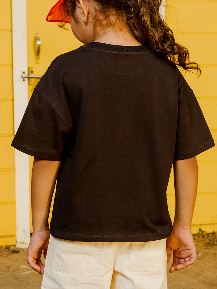 VITAMINS BOXY FIT T-SHIRT WITH OCEAN TREASURES GRAPHIC