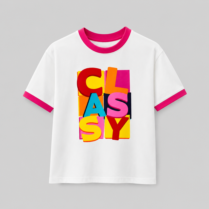 VITAMINS CLASSY GRAPHIC BOXY FIT T-SHIRT