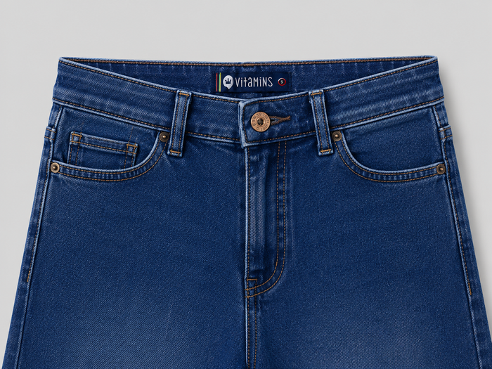 VITAMINS COOL MARINE JEANS DENIM PANTS