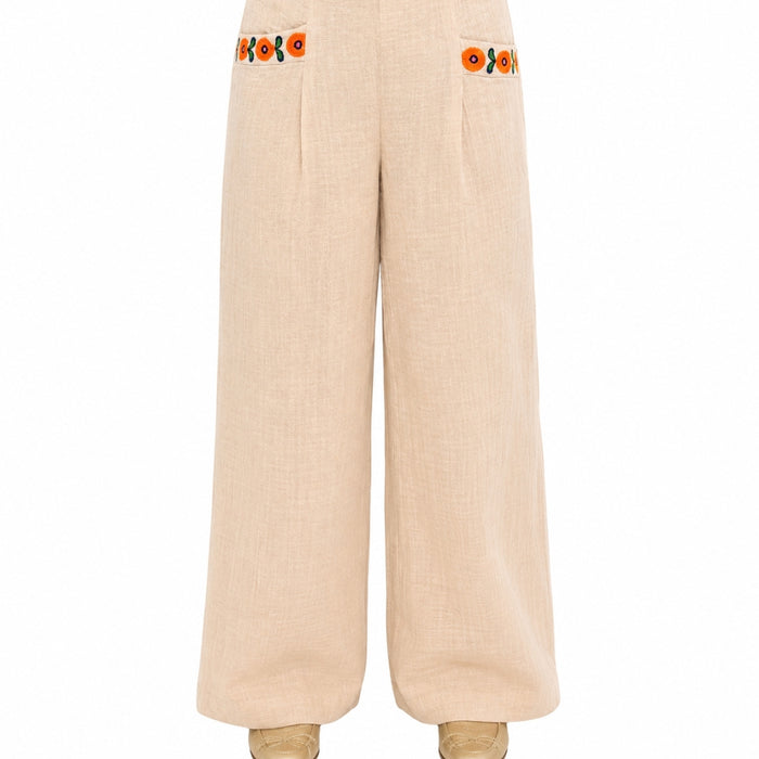 VITAMINS FLORAL EMBROIDERED MATCHING BOTTOM
