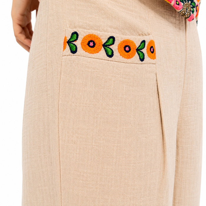 VITAMINS FLORAL EMBROIDERED MATCHING BOTTOM