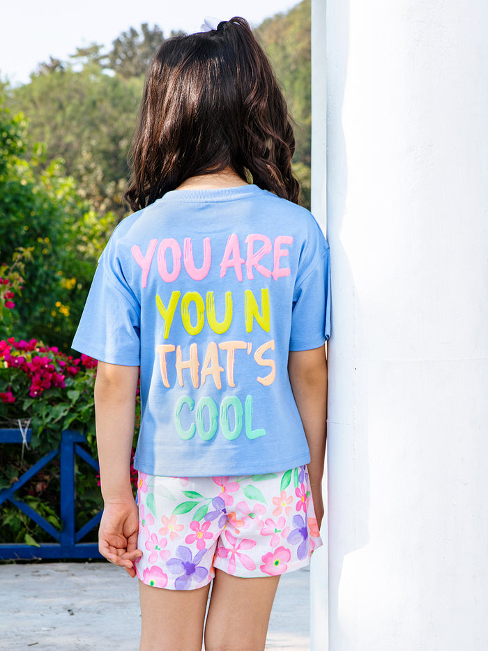 VITAMINS FLORAL PRINTED SHORTS