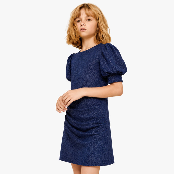 VITAMINS GLITTER GATHERED DRESS