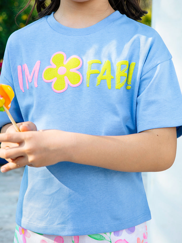 VITAMINS I AM FAB FRONT BACK GRAPHIC T-SHIRT