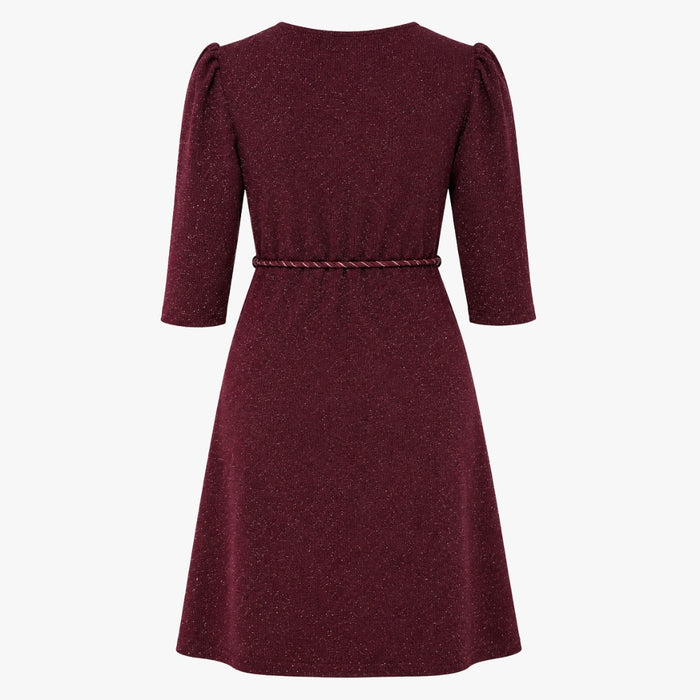 VITAMINS KNIT LUREX SHEATH DRESS