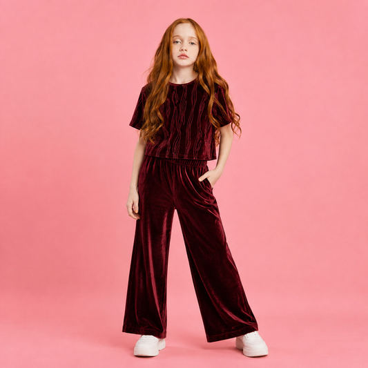 VITAMINS LUREX KNIT SOLID MATCHING BOTTOM