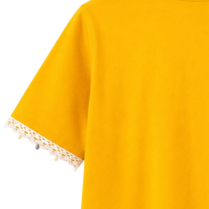 VITAMINS ONE TRIBE EMBROIDERED BOXY FIT T-SHIRT