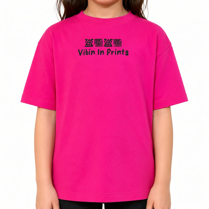 VITAMINS VIBIN IN PRINTS FRONT BACK GRAPHIC T-SHIRT