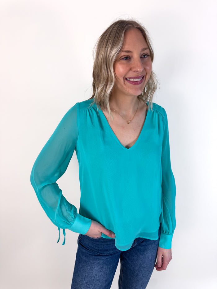 Waterfall Woven Blouse