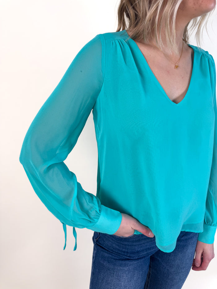 Waterfall Woven Blouse