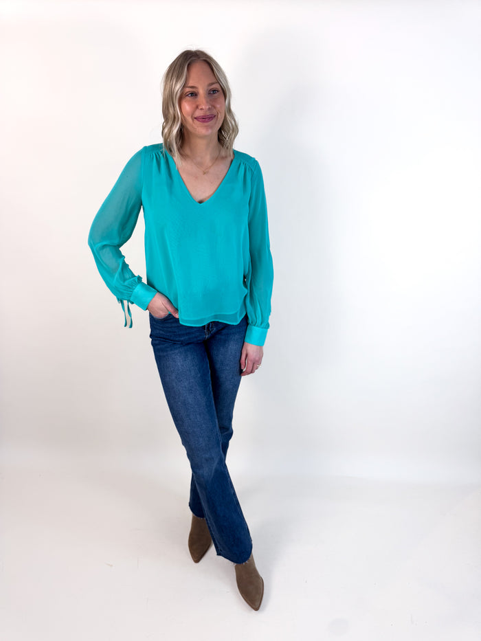 Waterfall Woven Blouse
