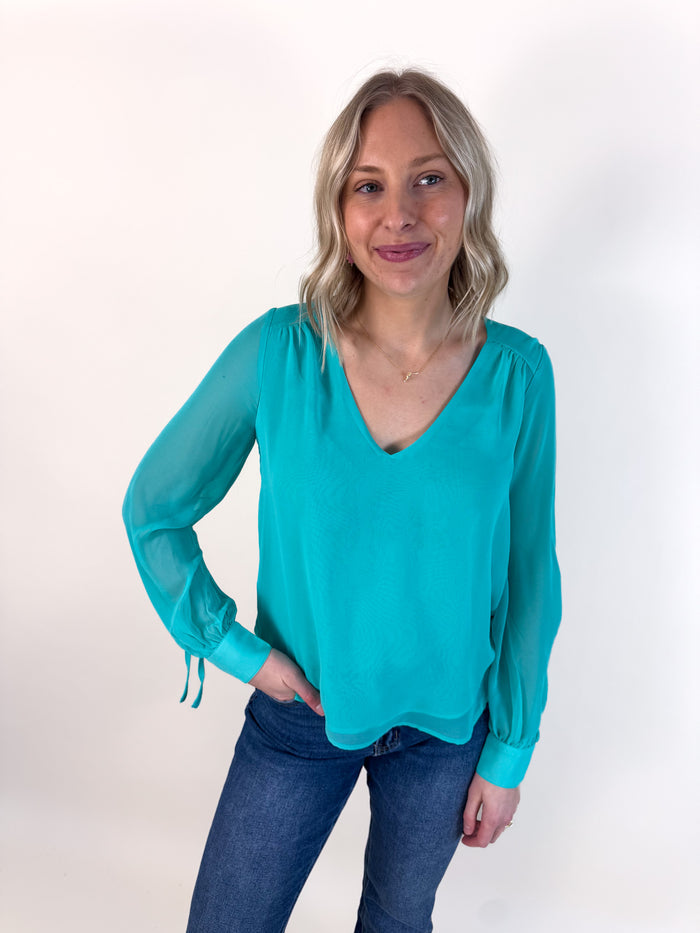 Waterfall Woven Blouse