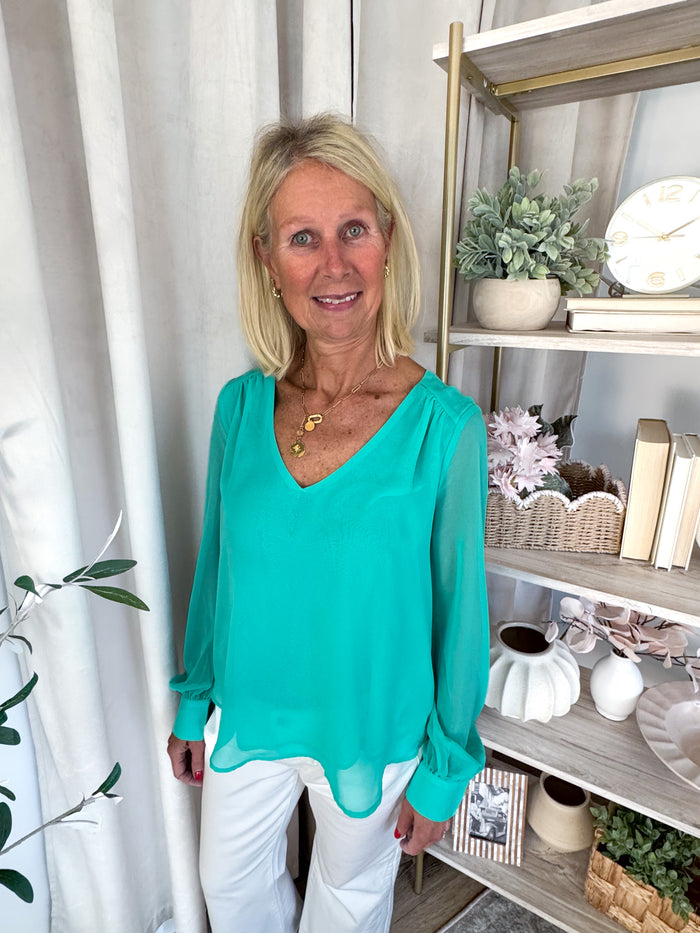Waterfall Woven Blouse
