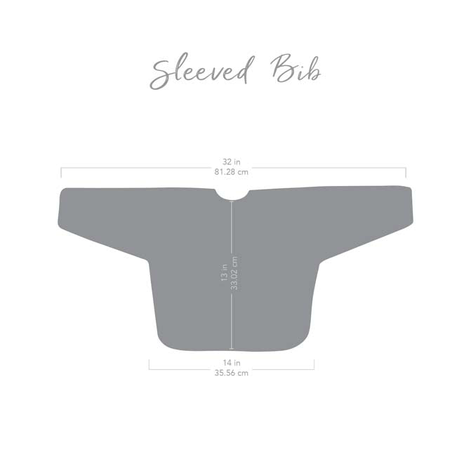 Bumkins Waterproof Sleeved Bib - Watercolour | Koop.co.nz