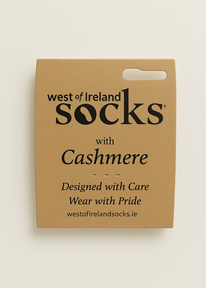 West of Ireland Cashmere Socks | Red