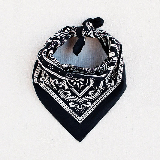 Western Bandana- Black