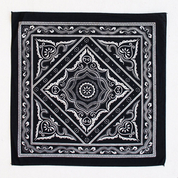 Western Bandana- Black