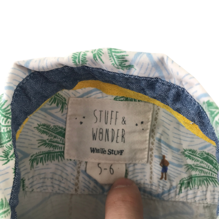 White Stuff 5-6 years white shirt