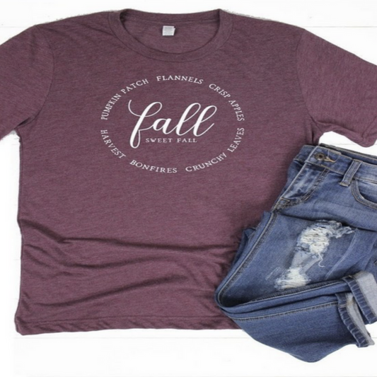 Wholesale Fall Sweet Fall Tee