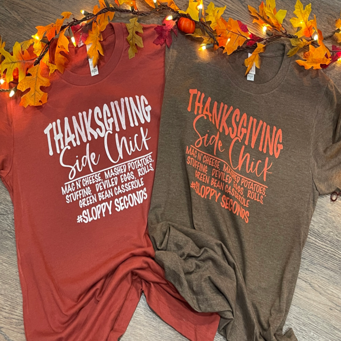 Wholesale Thanksgiving Side Chick Tee